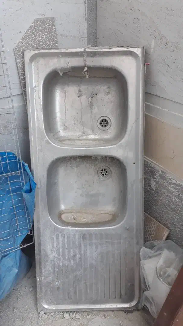 سینک ظرفشویی دوقلو|مصالح و تجهیزات ساختمان|مرودشت, بیست متری بیمارستان|دیوار