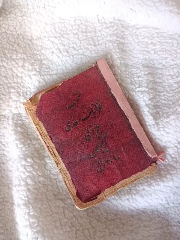 کتاب قدیمی منتخب غزلیات سعدی قدیمی مال ۱۳۱۹|کتاب و مجله تاریخی|همدان, |دیوار