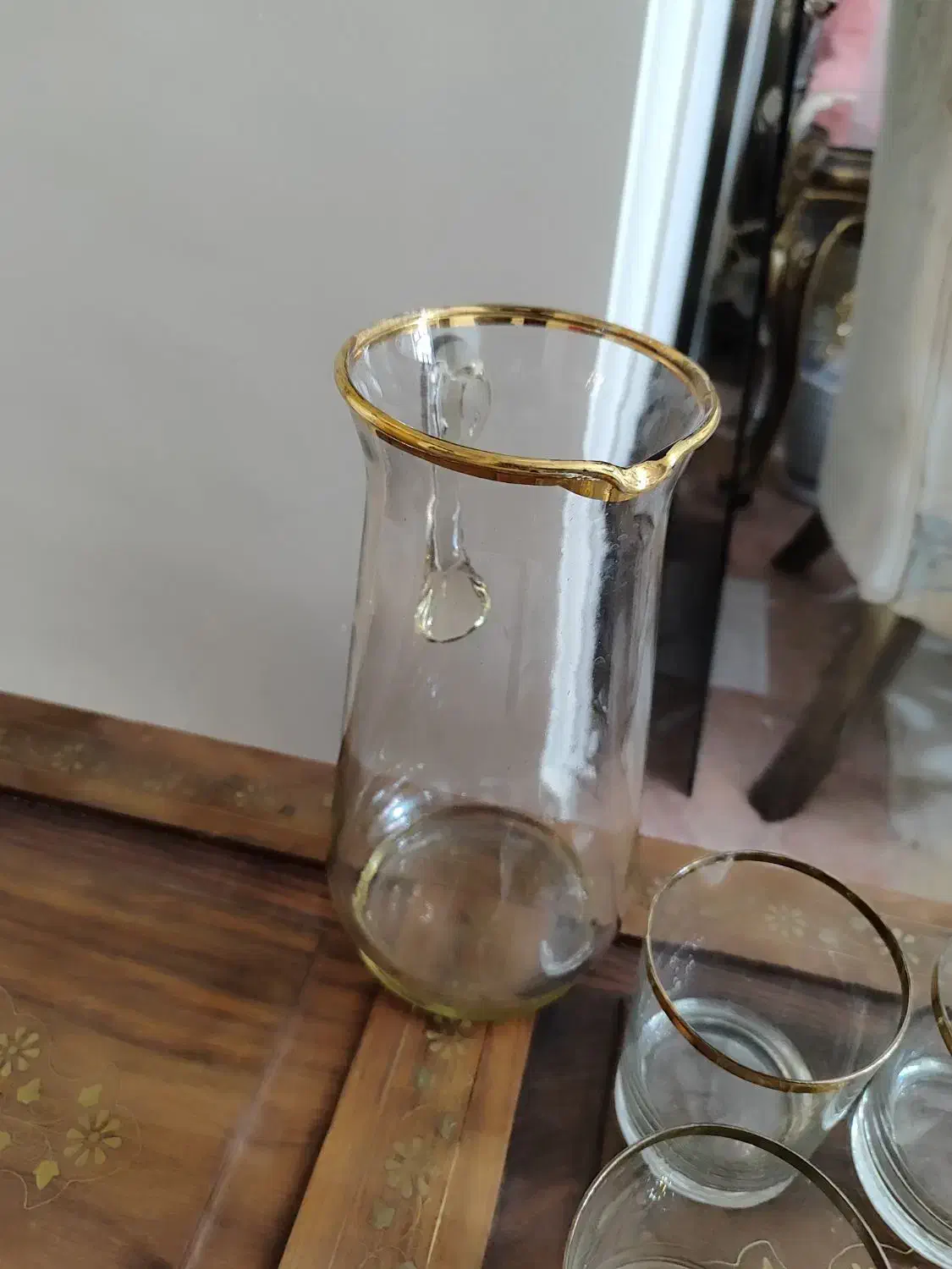 پارچ و لیوان قدیمی|ظروف سرو و پذیرایی|تهران, زرکش|دیوار