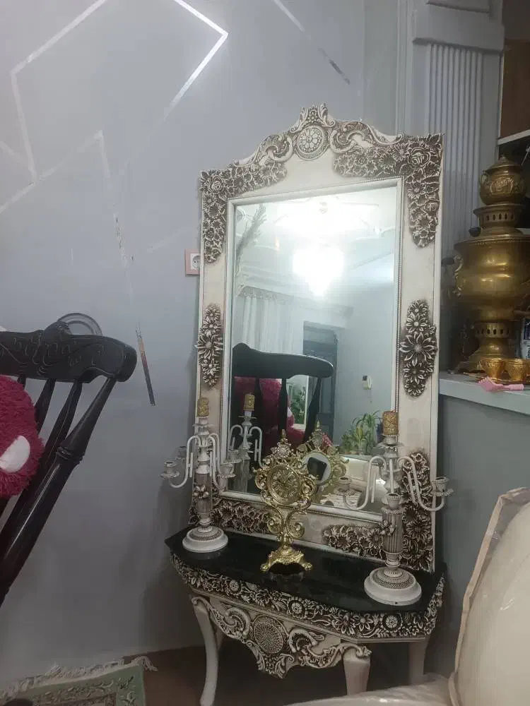 آینه و شمعدان آینه شمعدان|صنایع دستی و سایر لوازم تزئینی|زاهدان, |دیوار