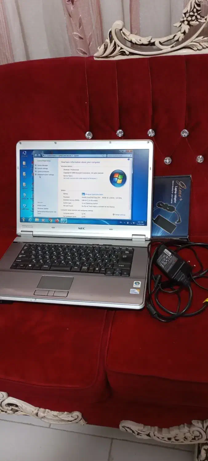 لپتاپ NEC همراه شارژر|رایانه همراه|قدس, شهر‌قدس|دیوار