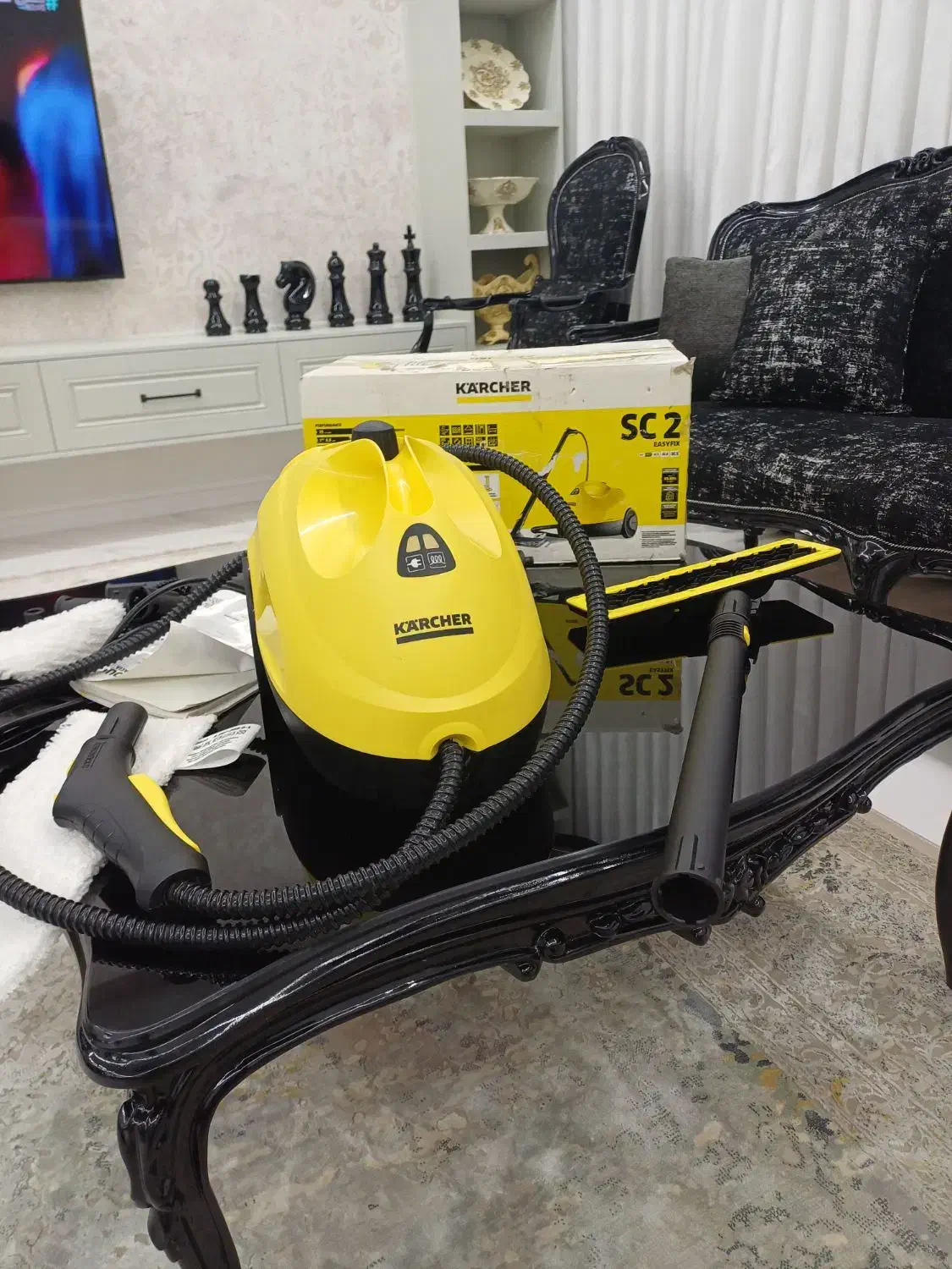 بخارشو کارچر sc2 المانی یکسال گارانتی|جاروبرقی، جارو شارژی، بخارشو|مشهد, آزادشهر|دیوار