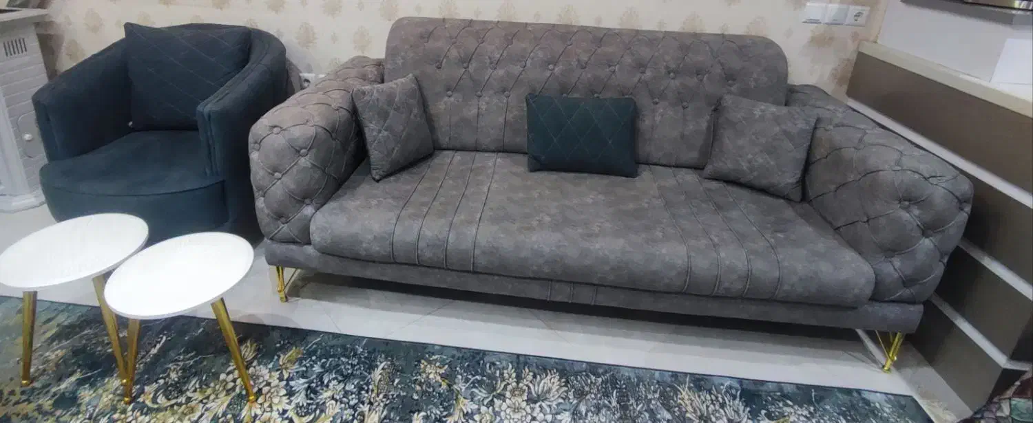 مبلمان هشت نفره|مبلمان خانگی و میز عسلی|سبزوار, کوی بهار|دیوار