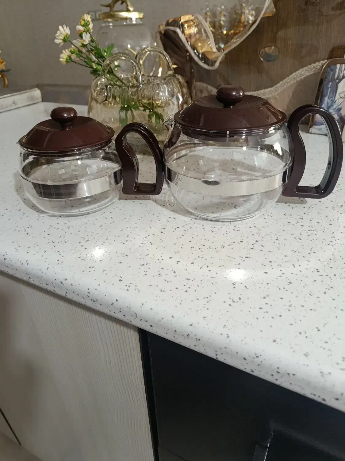 کتری و قوری پیرکس|قوری، کتری، قهوه‌ساز دستی|ورامین, خیر آباد|دیوار