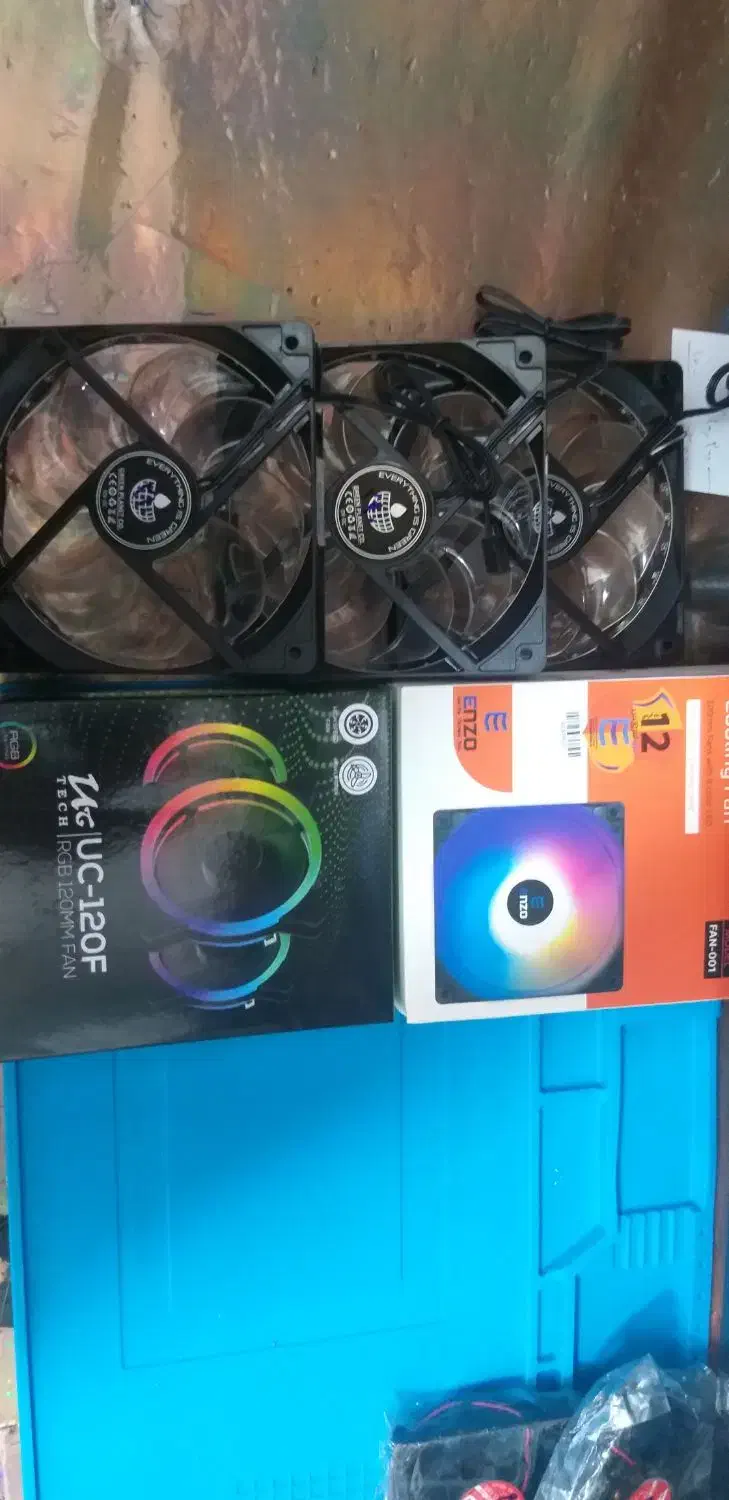فن سی پی یو cpu، فن خنک کننده، فن کامپیوتر|قطعات و لوازم جانبی رایانه|قم, قلعه کامکار|دیوار