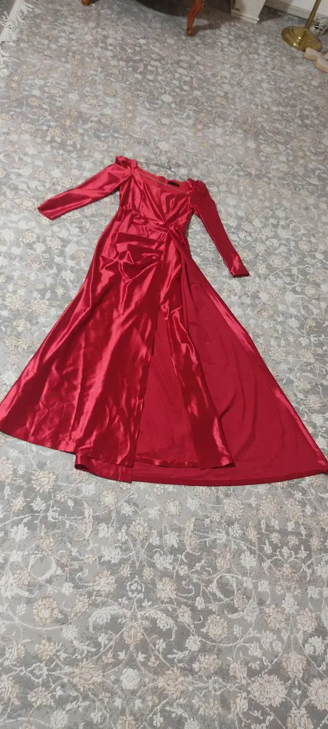 پیراهن مجلسی ماکسی ساتن|لباس|پاکدشت, پاکدشت (مامازند)|دیوار