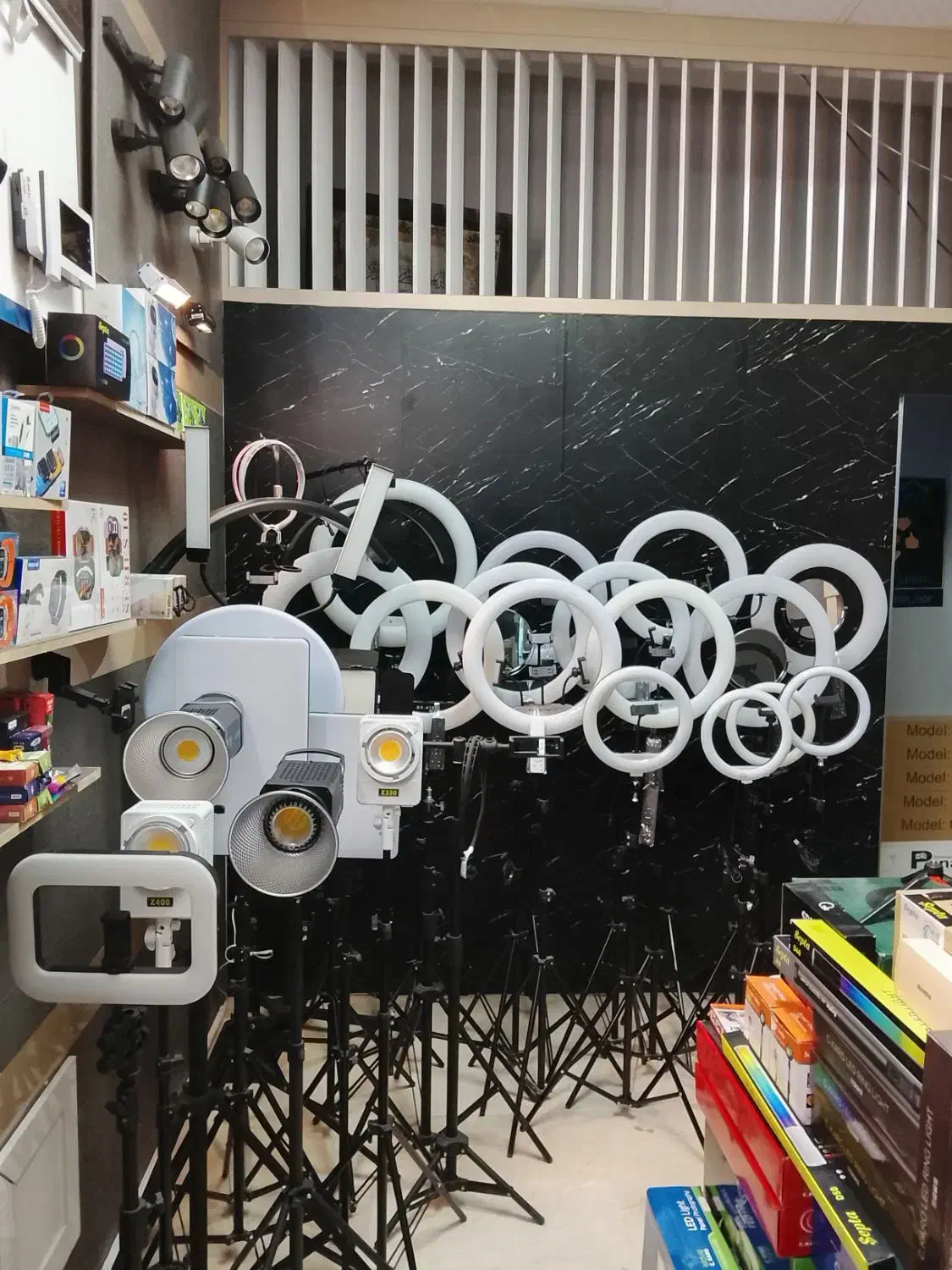 سافت لایت ویدیو لایت رینگ سافتباکس پخش تک و عمده|دوربین عکاسی و فیلم‌برداری|تهران, لاله زار|دیوار