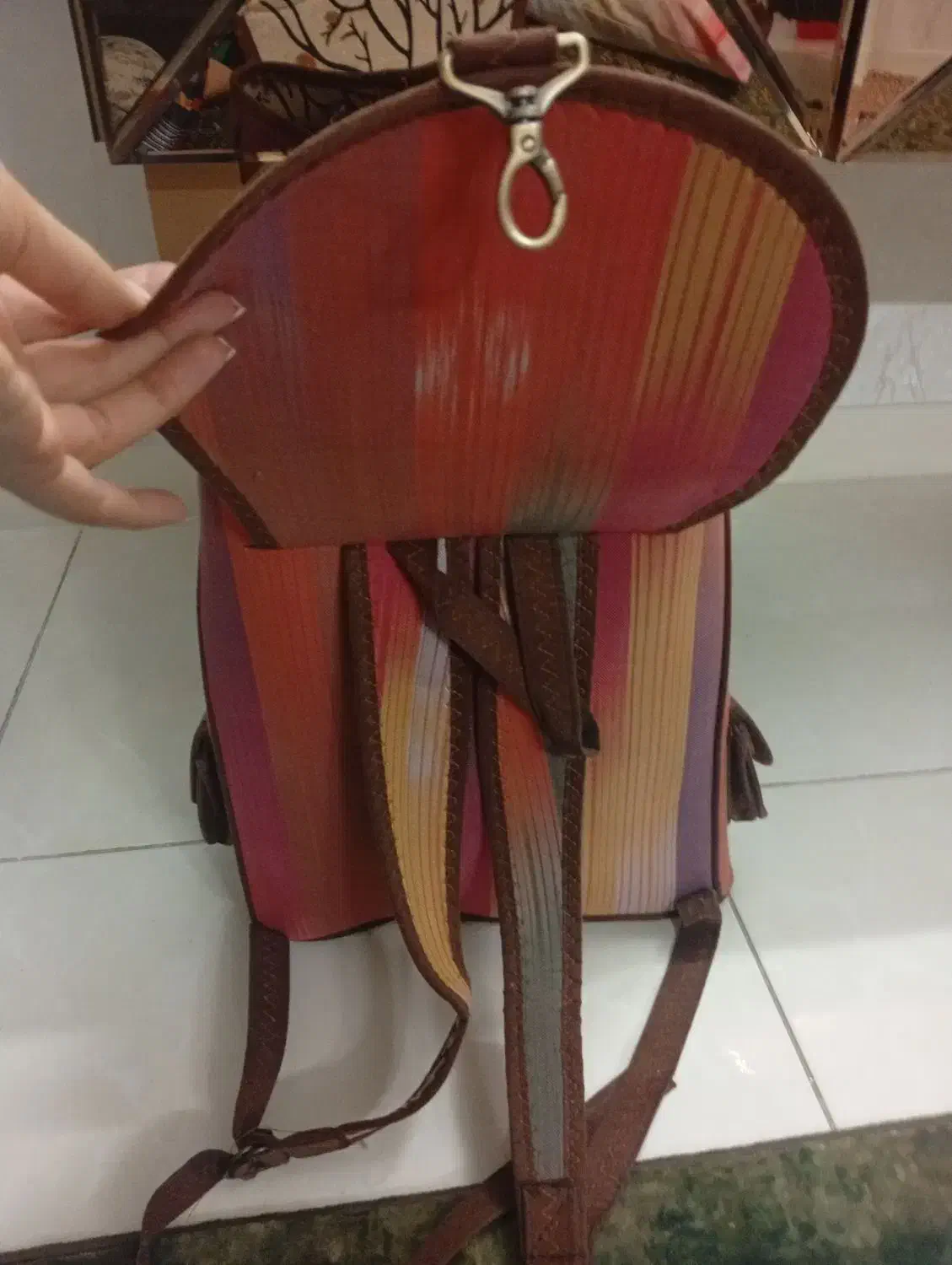 کوله پشتی گلیمی|کیف، کفش، کمربند|اسلام‌شهر, زرافشان|دیوار