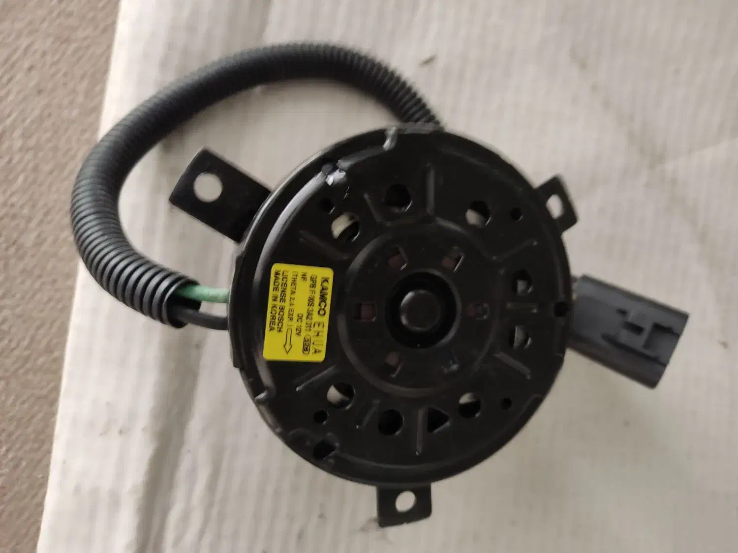 موتور فن رادیاتور سوناتا اتاق قدیم|قطعات یدکی و لوازم جانبی|کیش, |دیوار