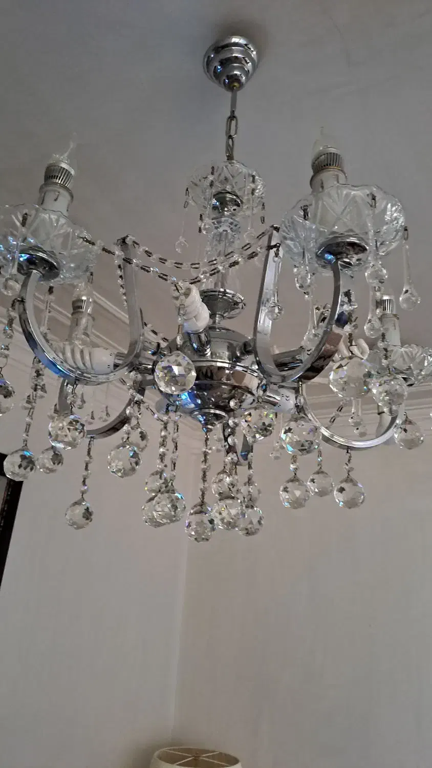 لوستر ۵ شاخ|لوستر و چراغ آویز|اهواز, کوی مهدیس|دیوار