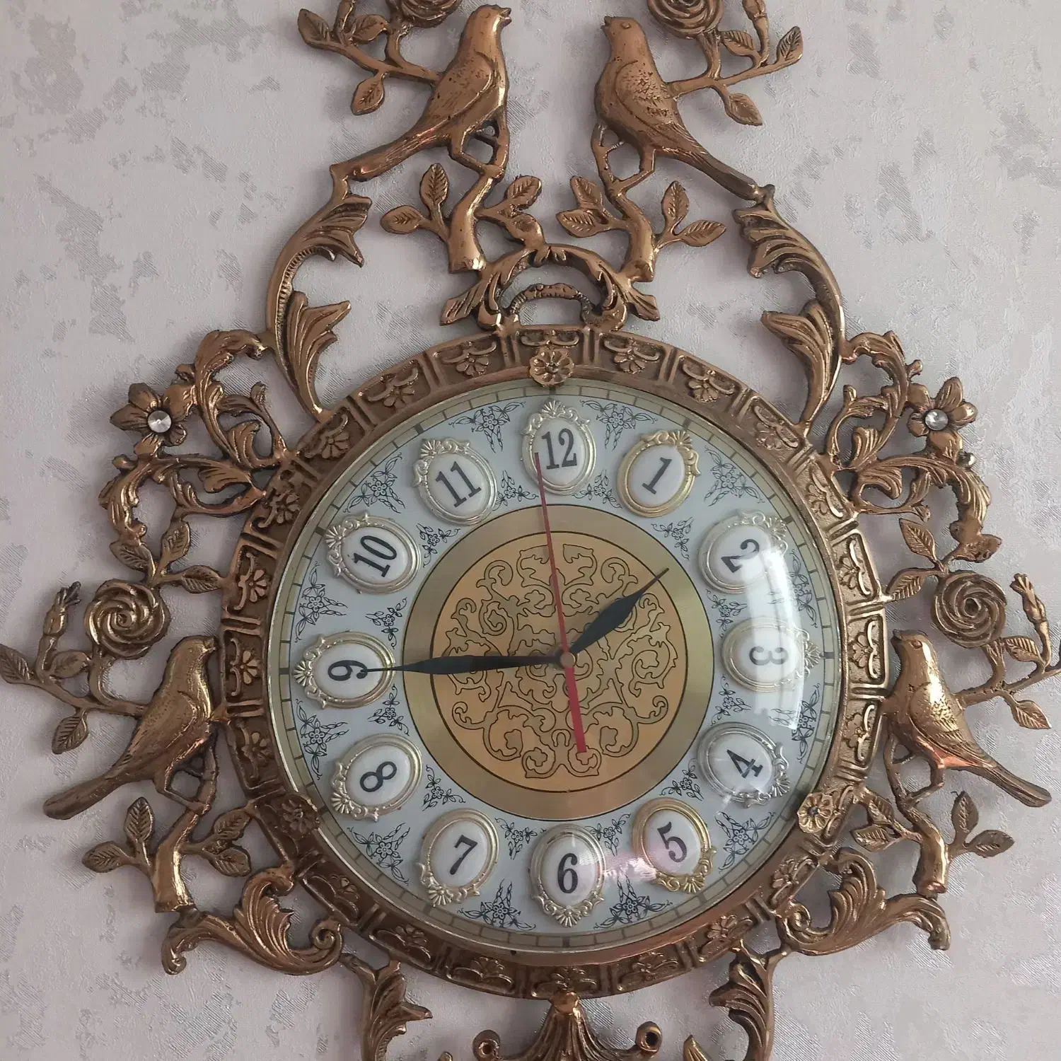 ساعت دیواری برنز در حد نو|ساعت دیواری و تزئینی|تهران, شهرک رضویه|دیوار