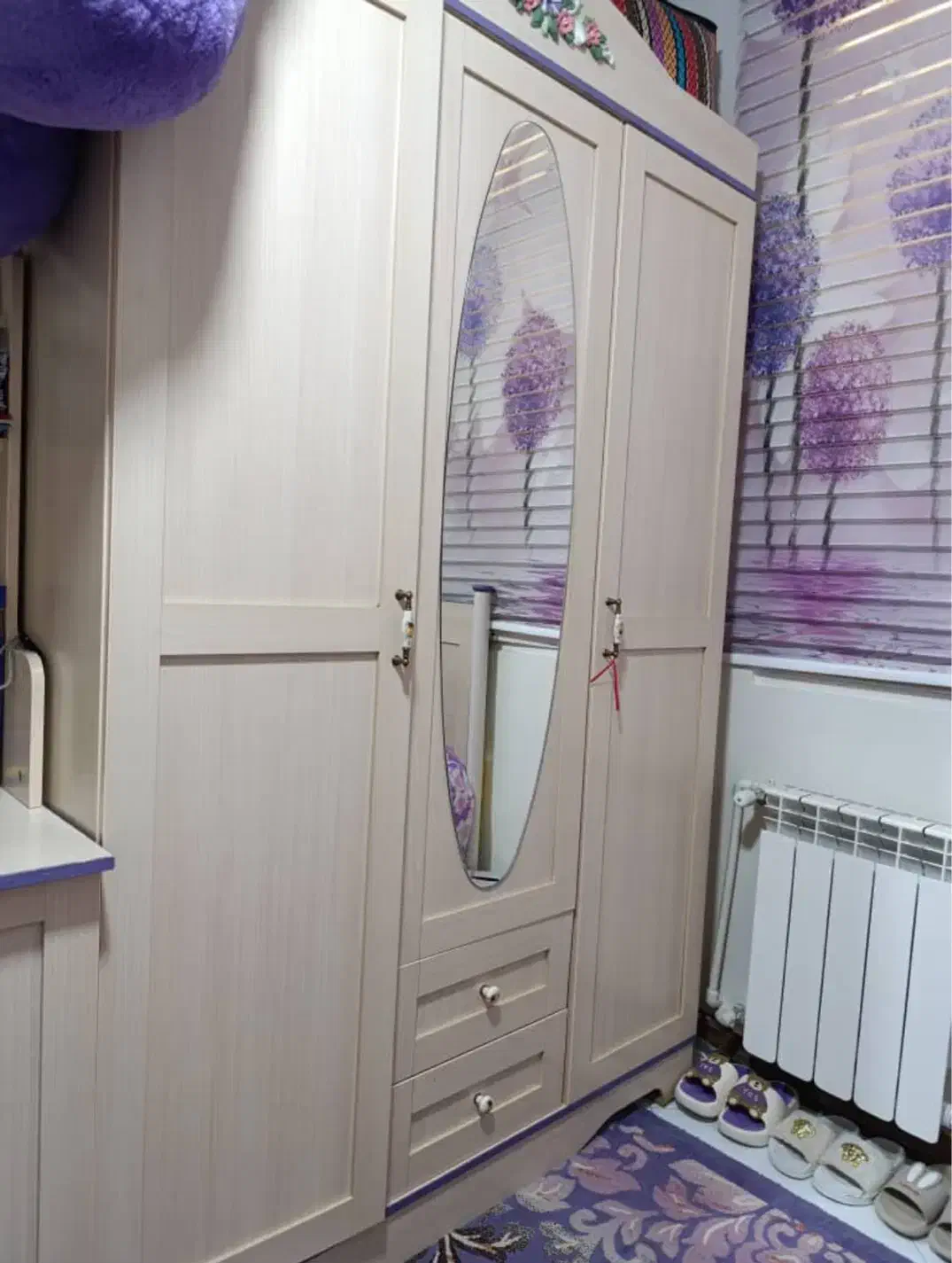 سرویس خواب نوجوان بالسا فرش و پرده و لوستر و همه|تخت و سرویس خواب|تهران, ائمه اطهار|دیوار