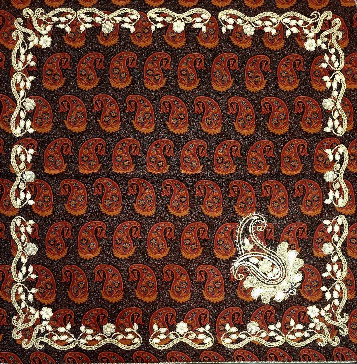 رومیزی سرمه دوزی(کار دست)|پرده، رانر، رومیزی|ری, فیروزآبادی|دیوار