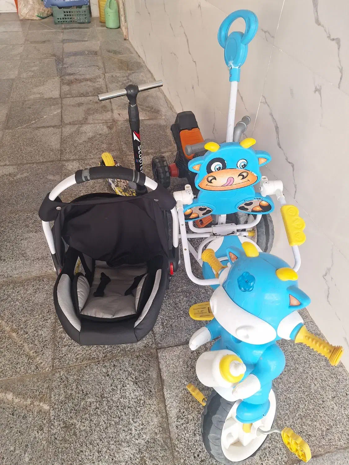 کالسکه کریر وسه چرخ|کالسکه و لوازم جانبی|رباطکریم, نصیرشهر|دیوار