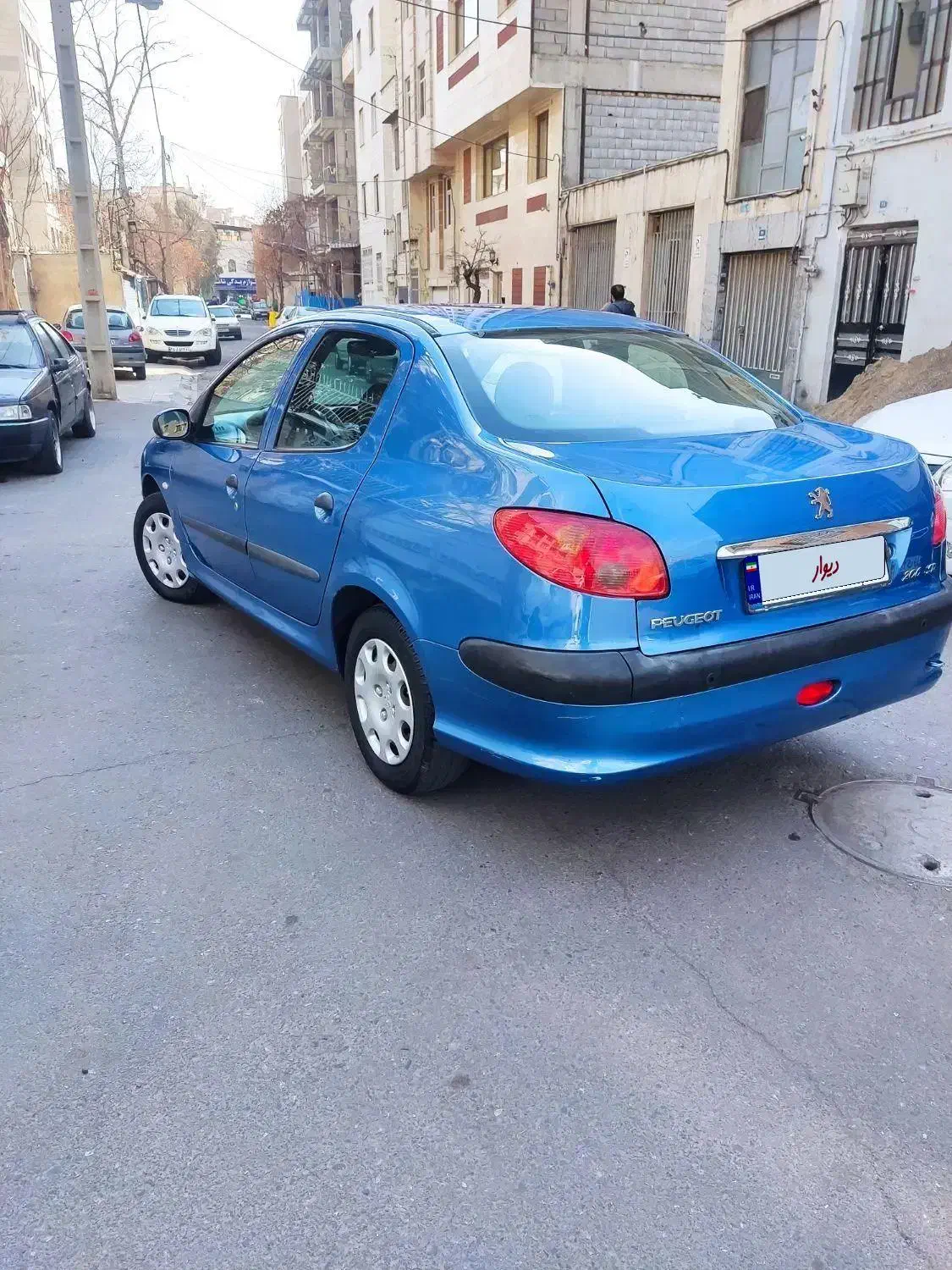 206 sd مدل95 v8 بیرنگ|خودرو سواری و وانت|تهران, دبستان|دیوار