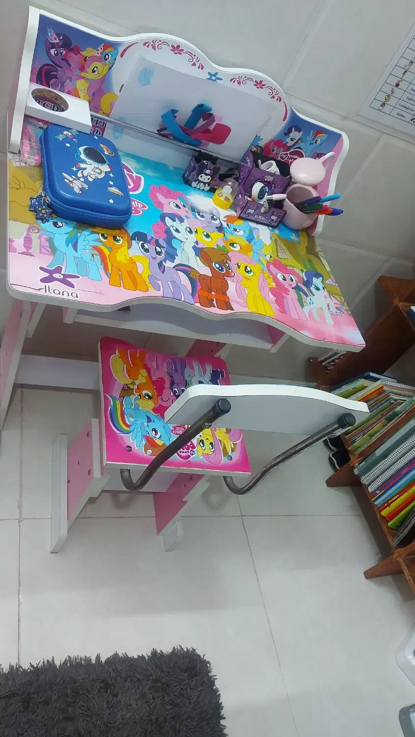 میزتحریر بچه گانه سالم و تمیز|میز تحریر و کامپیوتر|لنگرود, |دیوار