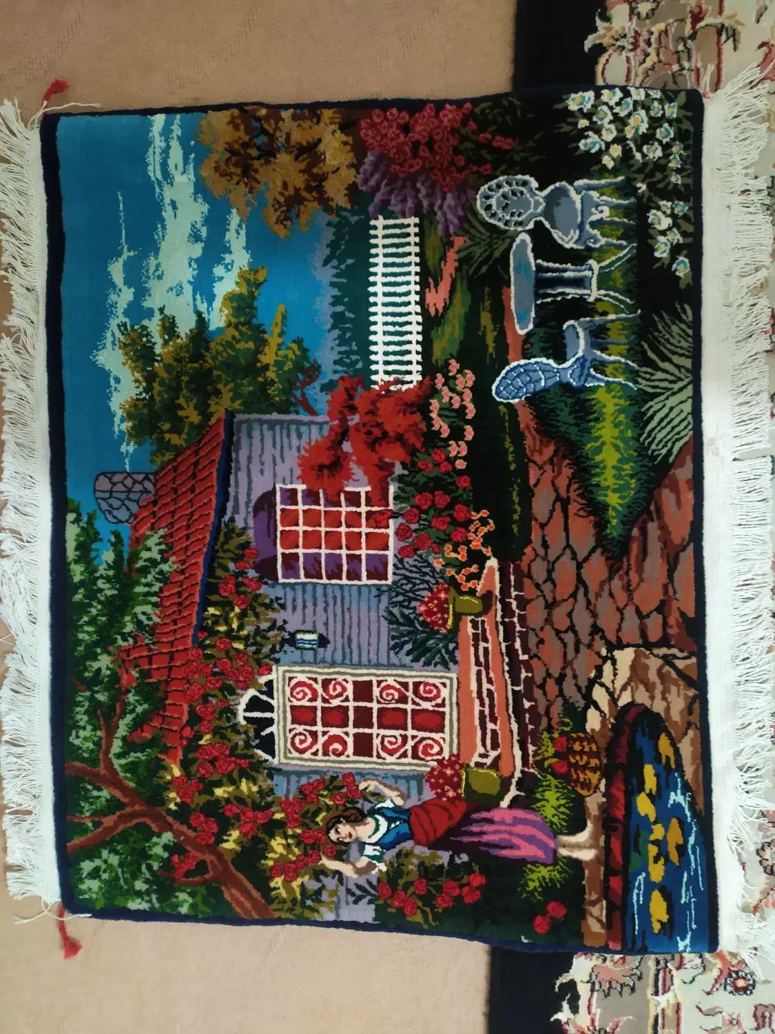 تابلو فرش دستباف|تابلو فرش|بیجار, |دیوار