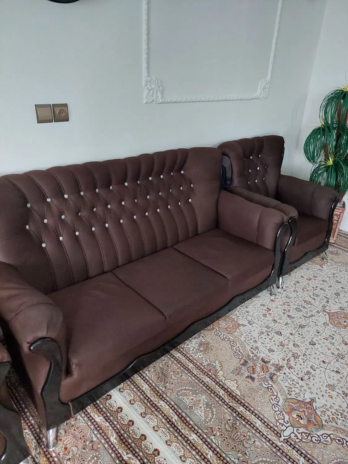 مبل ۷نفره|مبلمان خانگی و میز عسلی|منجیل, |دیوار