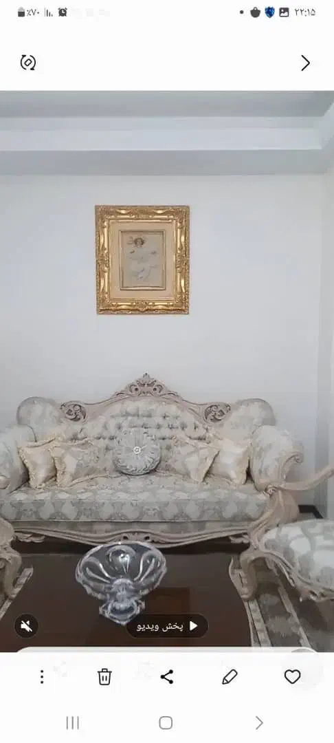 سرویس مبلمان ۷ نفره سلطنتی با میز ناهارخوری ۶ نفره|مبلمان خانگی و میز عسلی|تهران, ائمه اطهار|دیوار