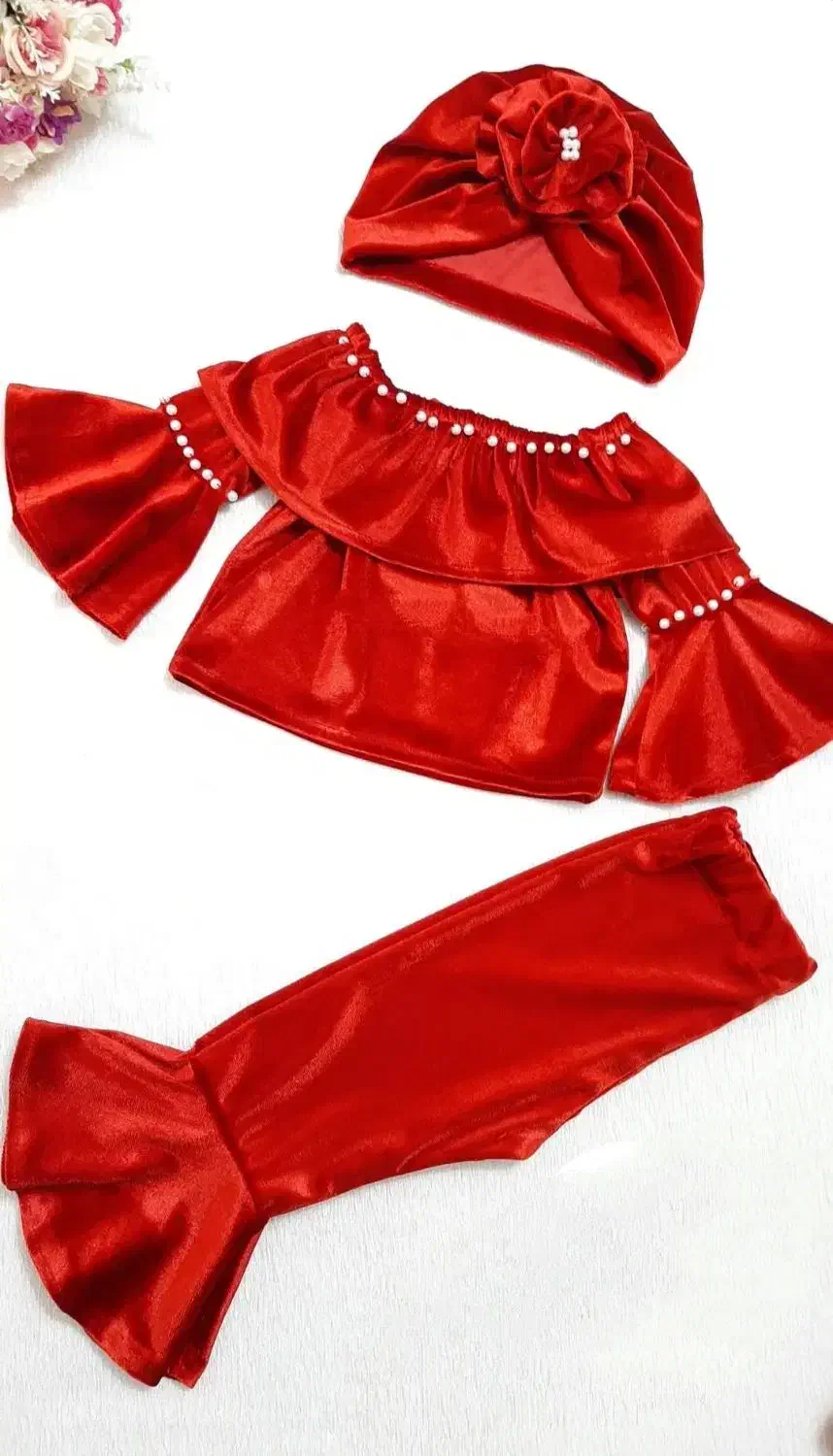 کراپ شلوار و توربان|کفش و لباس بچه|میاندوآب, |دیوار