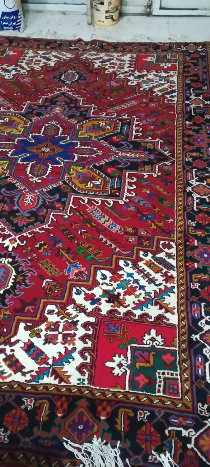 فرش‌دستباف‌9متری‌هریس‌‌بافت‌‌خودمون‌650ایلمه|فرش|خواجه, |دیوار