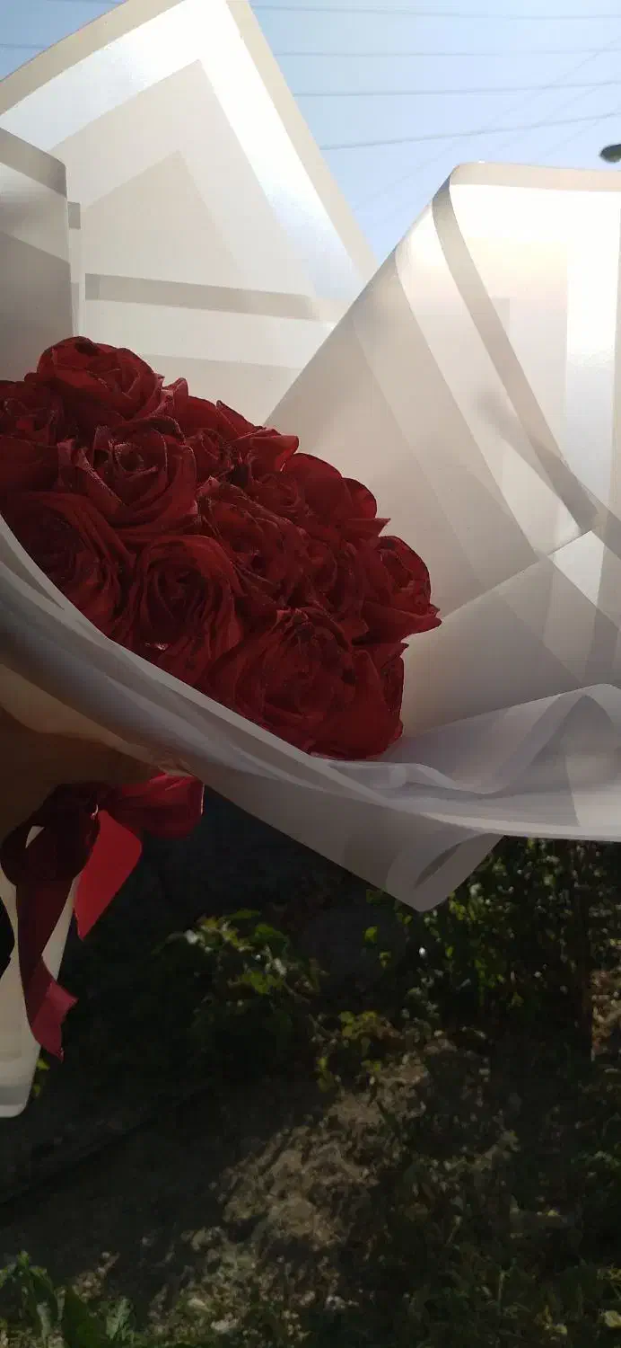 دسته گل روبانی، بهترین هدیه با قیمت مناسب|گل مصنوعی|میانه, |دیوار