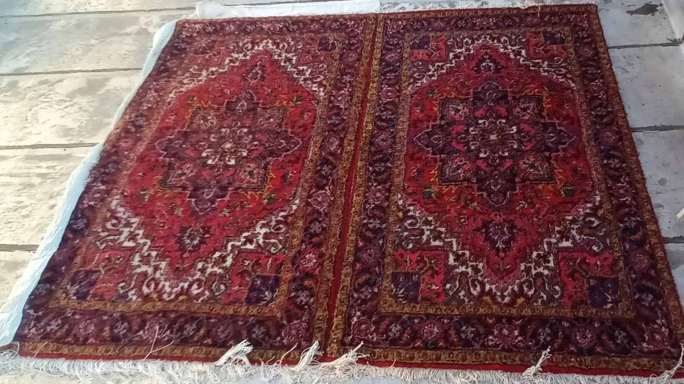 فرش دست بافت هریس 6 متری با نقشه تاجری|فرش|اهر, |دیوار