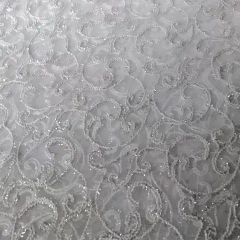 هفده متر پارچه پرده ای نو به رنگ نباتی|پرده، رانر، رومیزی|تهران, سلسبیل شمالی|دیوار