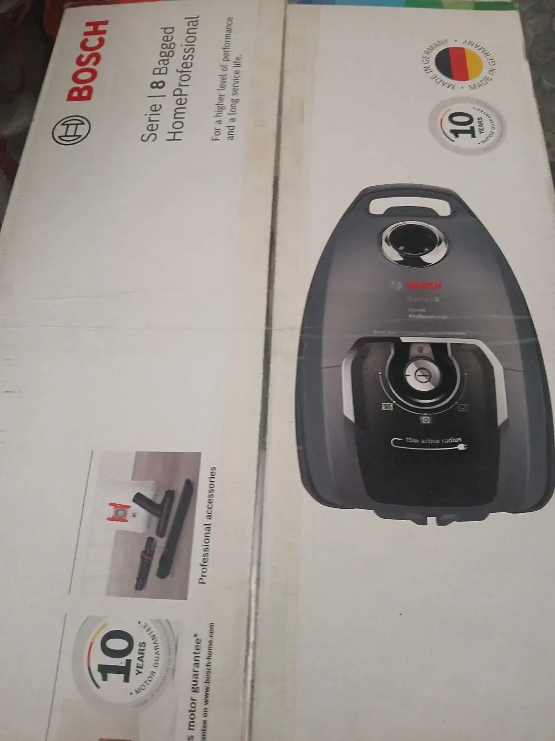 جاروبرقی بوش.اصل.آلمان.آکبند.مدل جدیدوفول|جاروبرقی، جارو شارژی، بخارشو|مرند, |دیوار