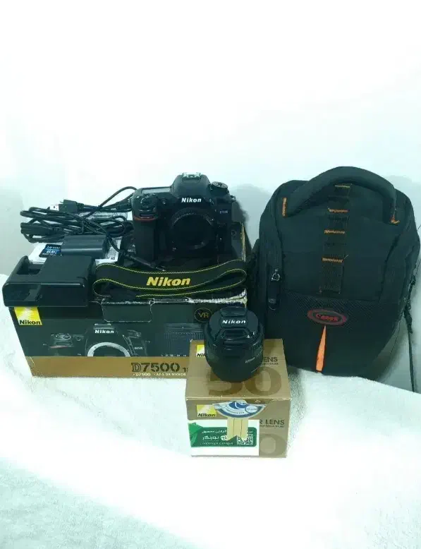 نیکون دوربین Nikon D7500 با لنز 50 فیکس|دوربین عکاسی و فیلم‌برداری|تهران, ارم|دیوار
