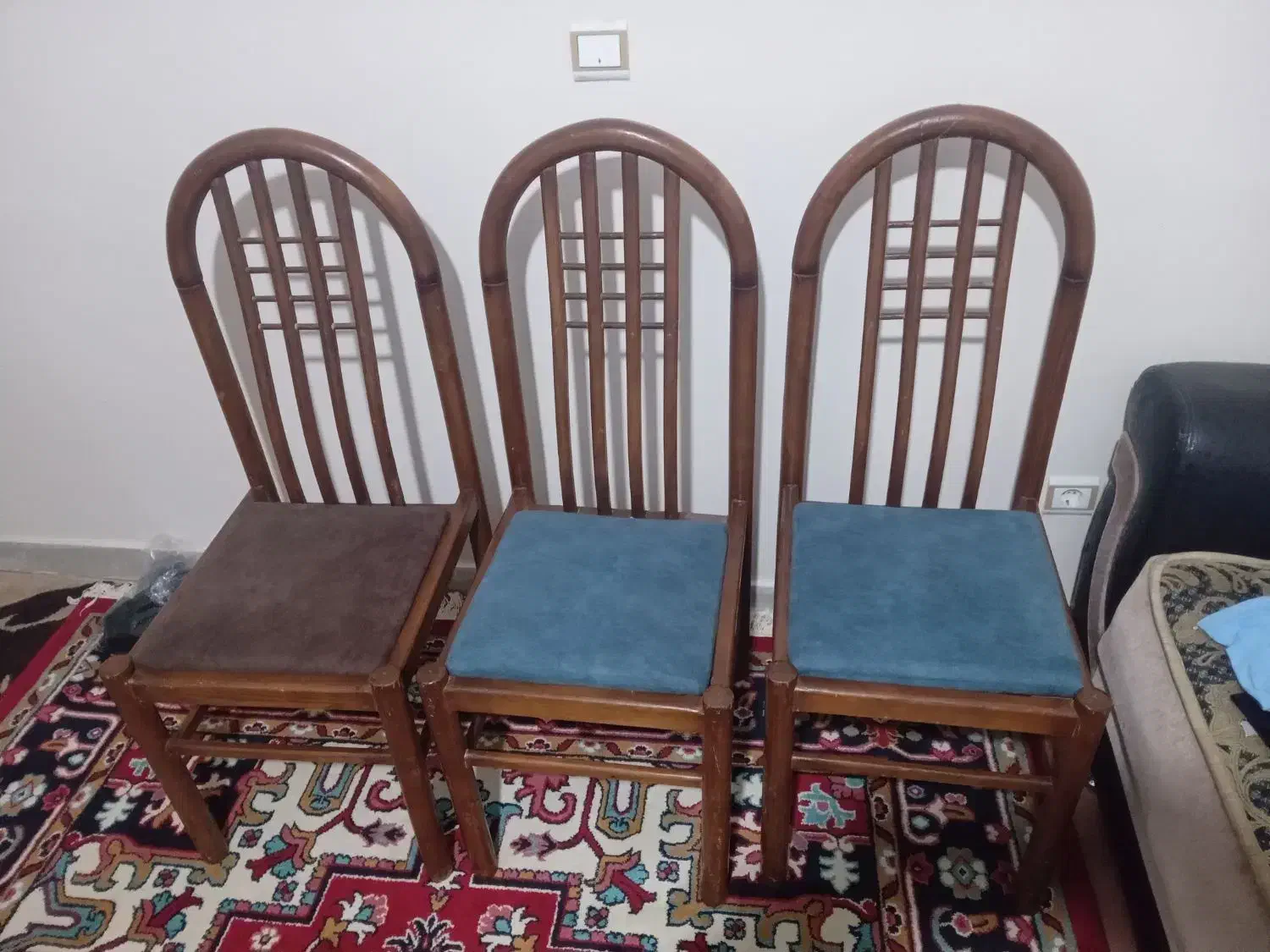 صندلی نهارخوری سا لم چوبی|میز و صندلی غذاخوری|اسکو, |دیوار