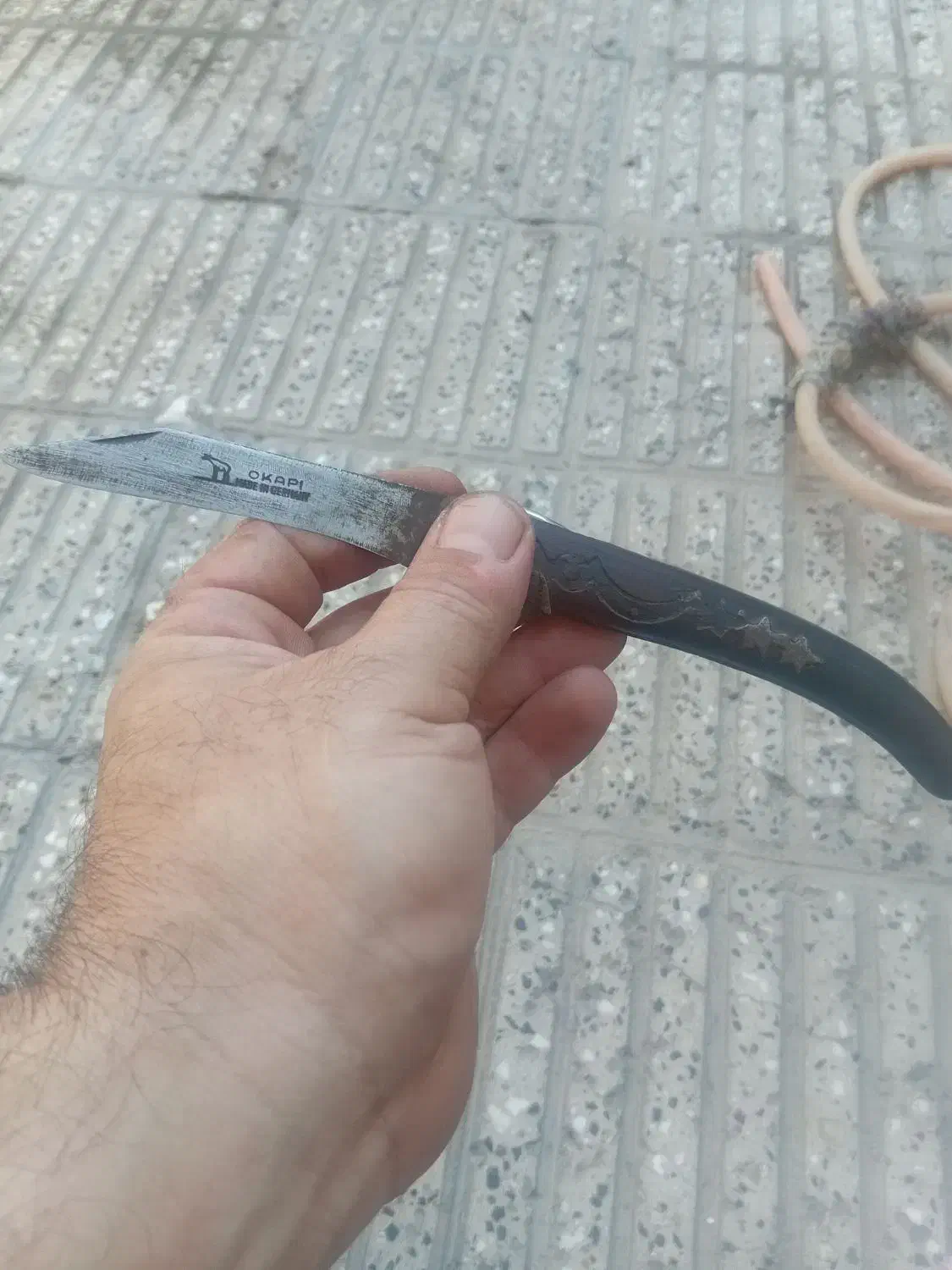 چاقو قدیمی اوکاپ المان|کلکسیون اشیاء عتیقه|آزادشهر, |دیوار