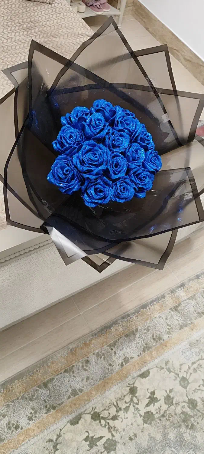 گل رز با ربان|گل مصنوعی|بروجن, |دیوار