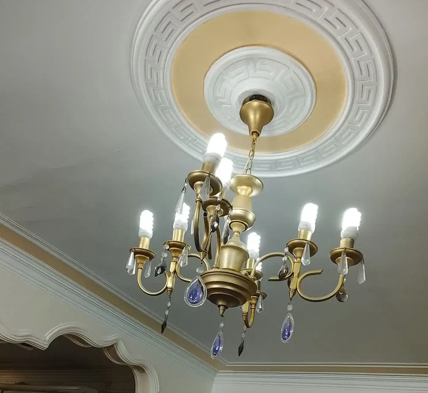 حراج لوستر برنجی|حراج|اسلامشهر, شهرک سعیدیه|دیوار