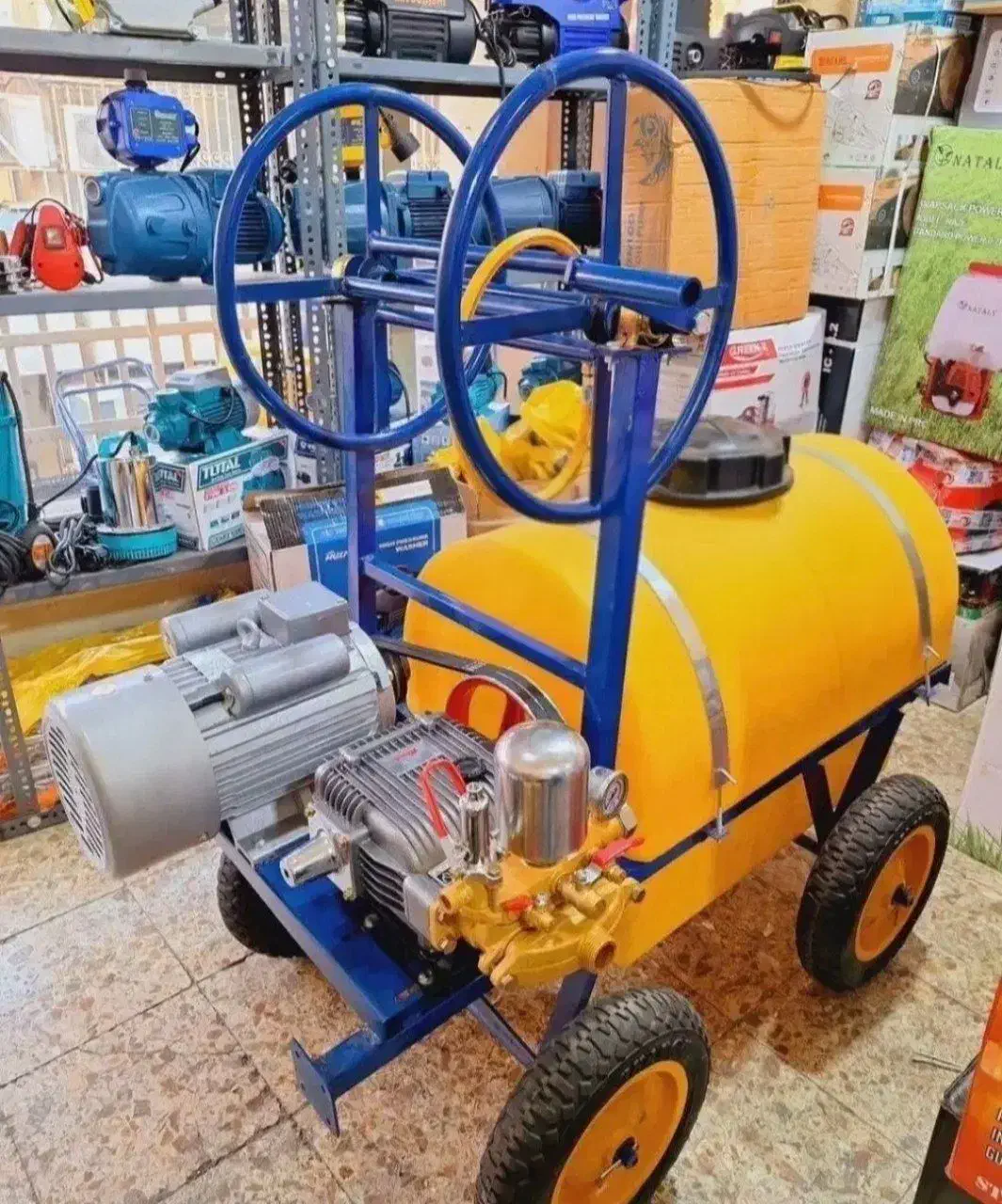 سمپاش فرغونی زنبه ای برقی هوادسان|ماشینآلات صنعتی|تهران, دستغیب|دیوار