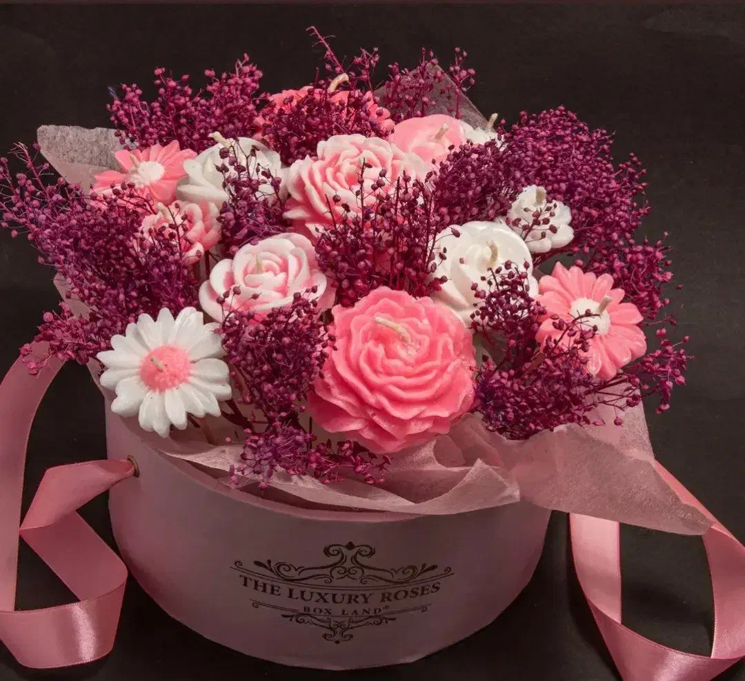 انواع باکس گل شمع جاودان|گل مصنوعی|اسلام‌شهر, شهرک قائمیه|دیوار