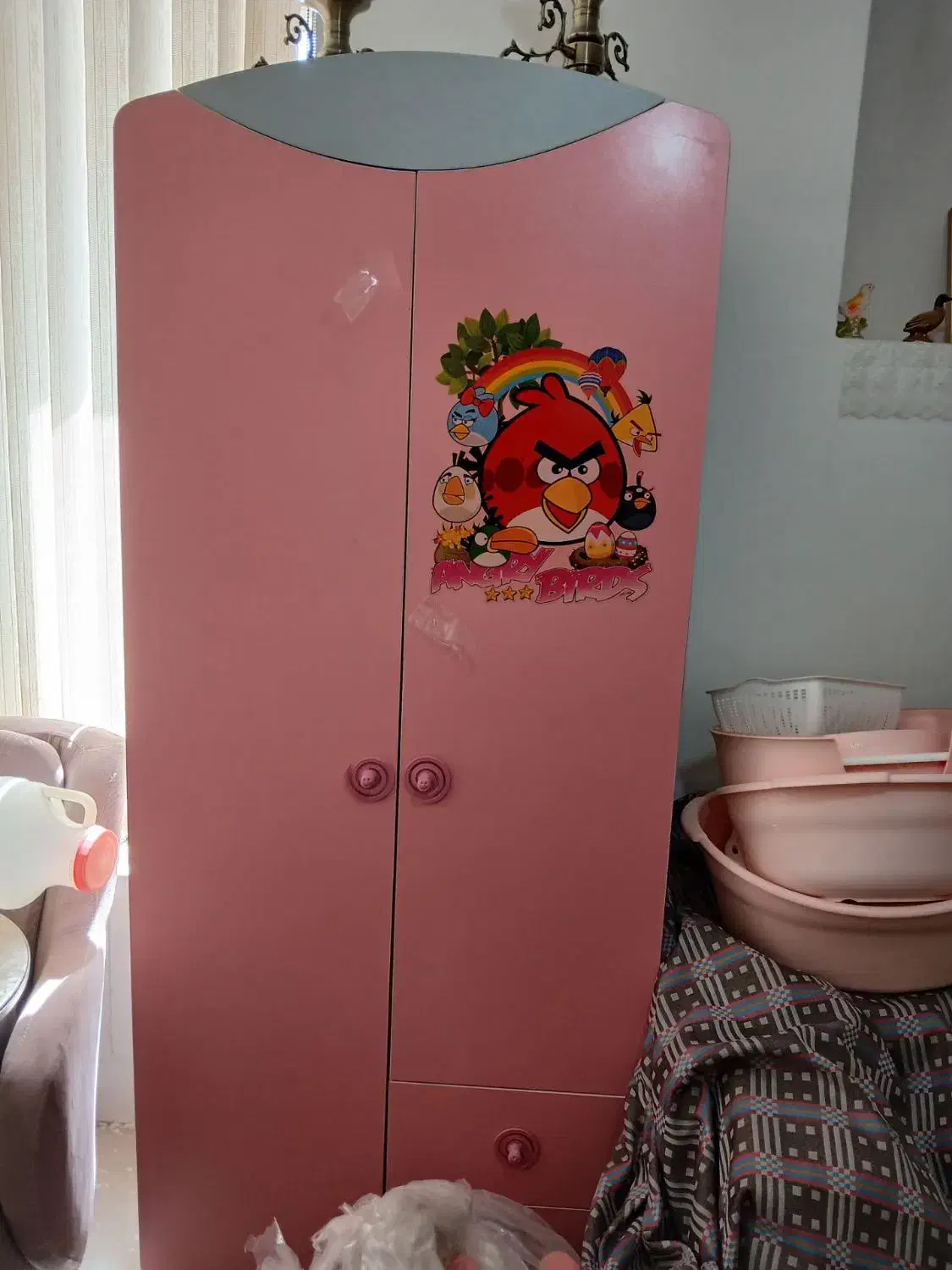 تخت و کمد کودک|تخت و سرویس خواب|قائن, |دیوار