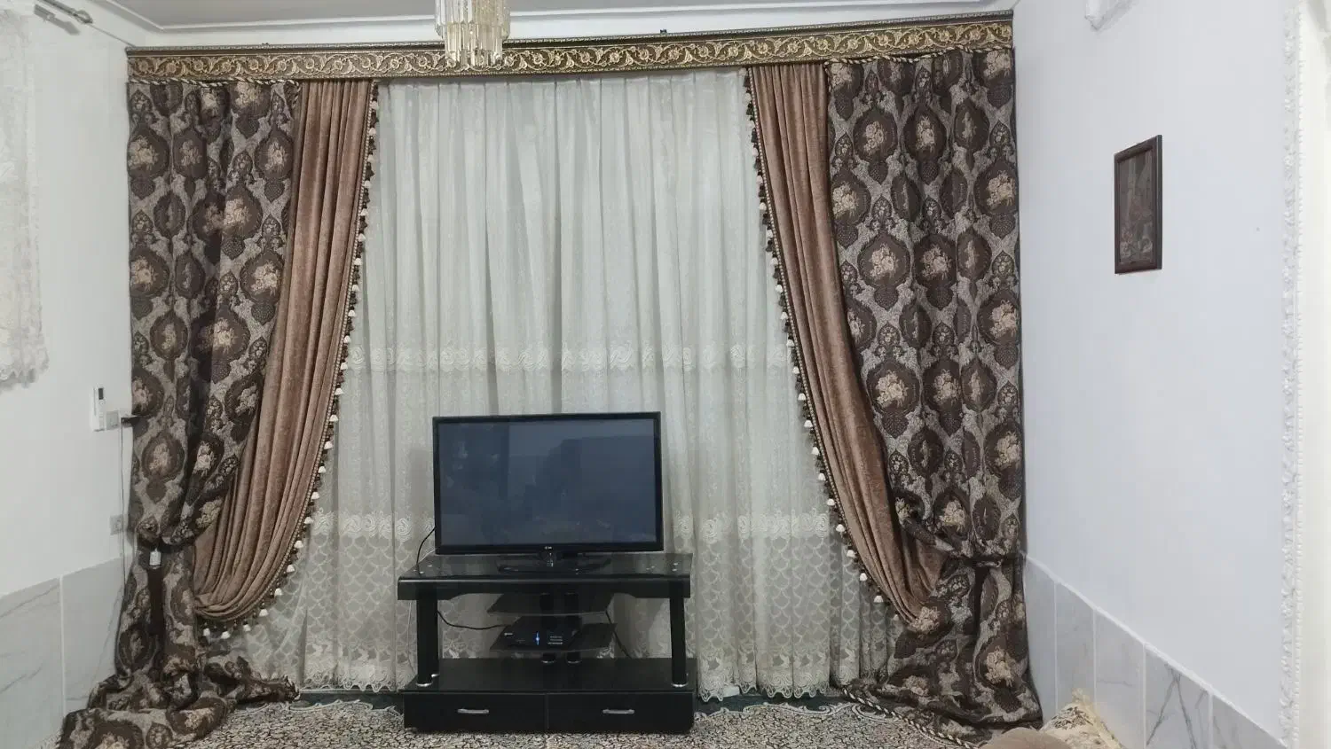 پرده دو سال نصب ۵۰۰۰۰۰۰|پرده، رانر، رومیزی|جهرم, |دیوار