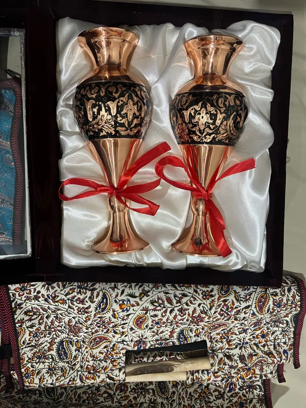 گلدان مسی ۲۵سانتی|صنایع دستی و سایر لوازم تزئینی|گرگان, |دیوار