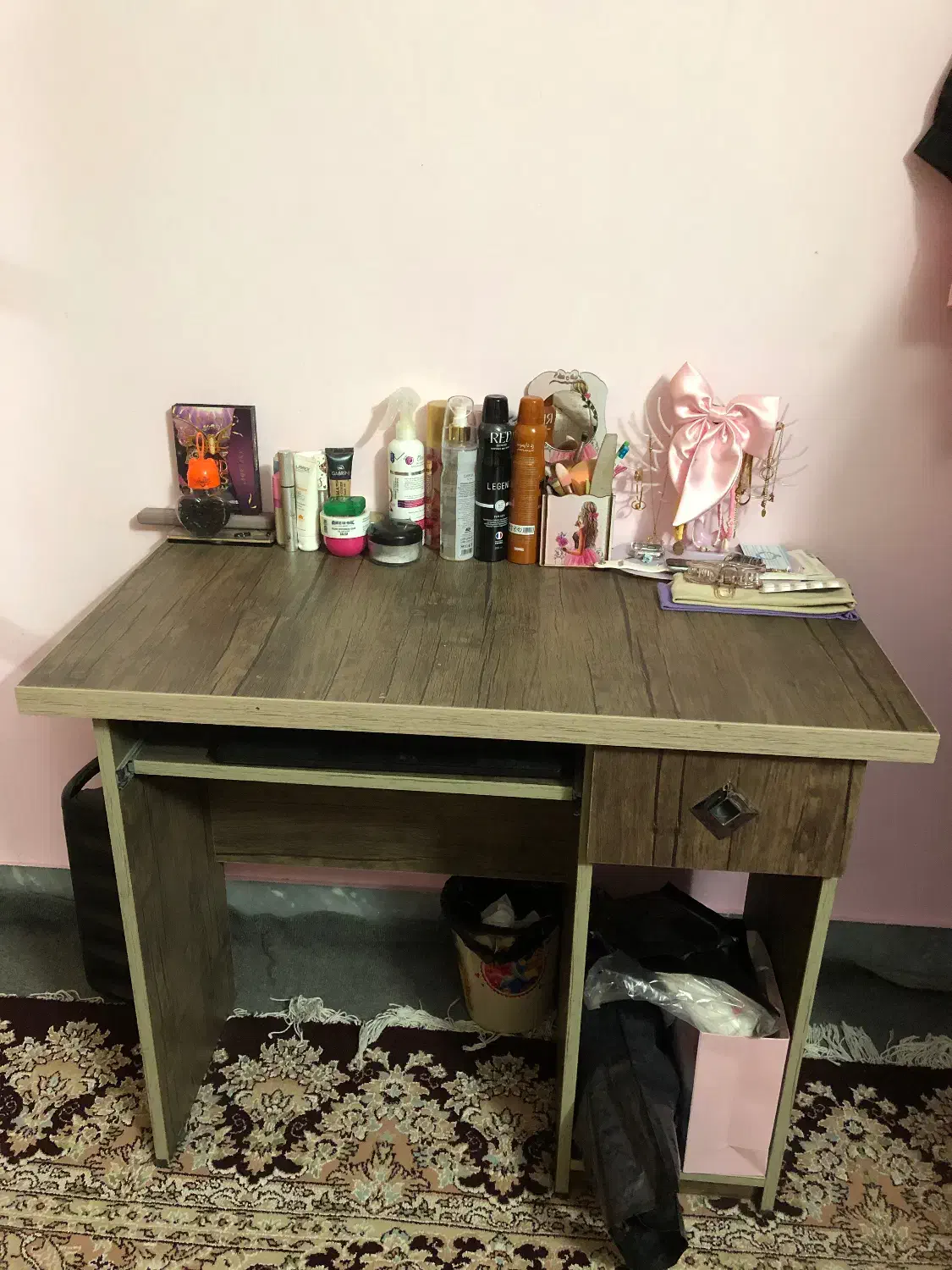 میز تحریر چوبی|میز تحریر و کامپیوتر|قائم‌شهر, |دیوار