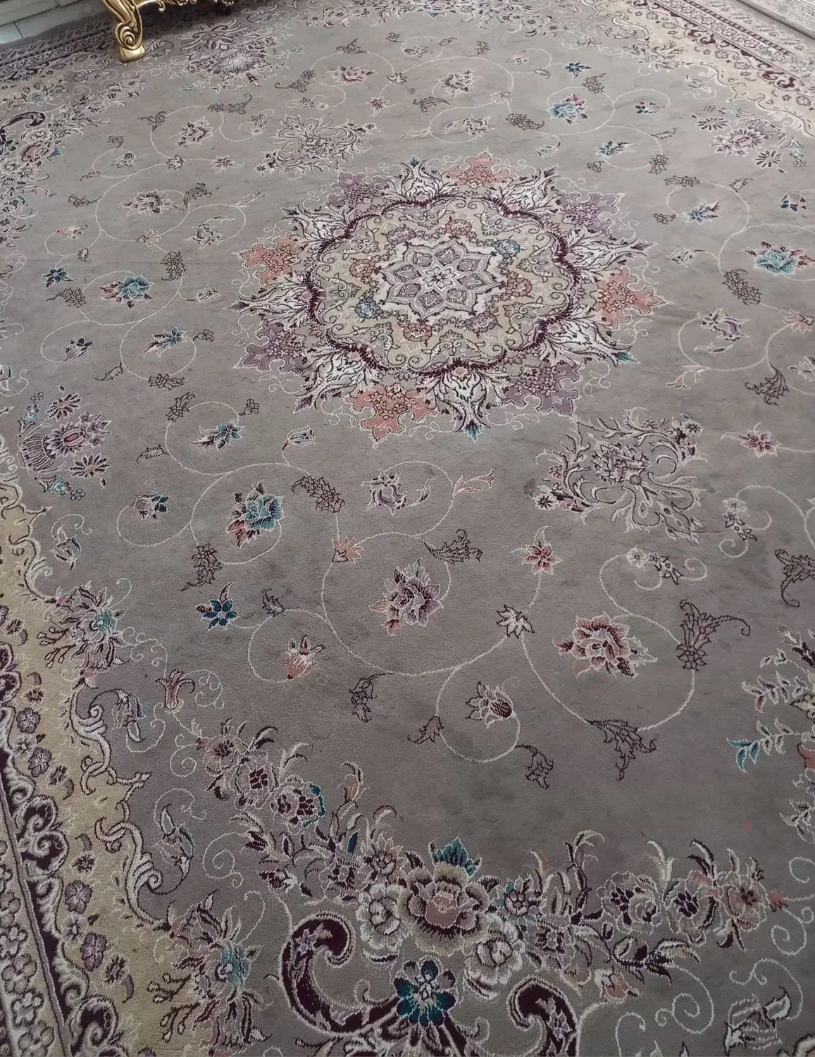 فرش ۱۲ متری رنگ گردویی|فرش|تایباد, |دیوار