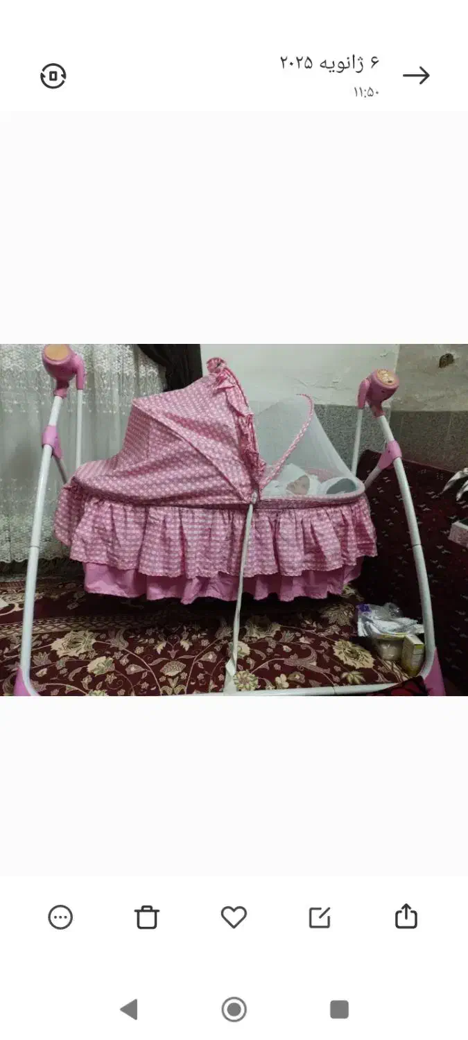 گهواره بچه|کالسکه و لوازم جانبی|مشهد, توس (بلوار توس)|دیوار