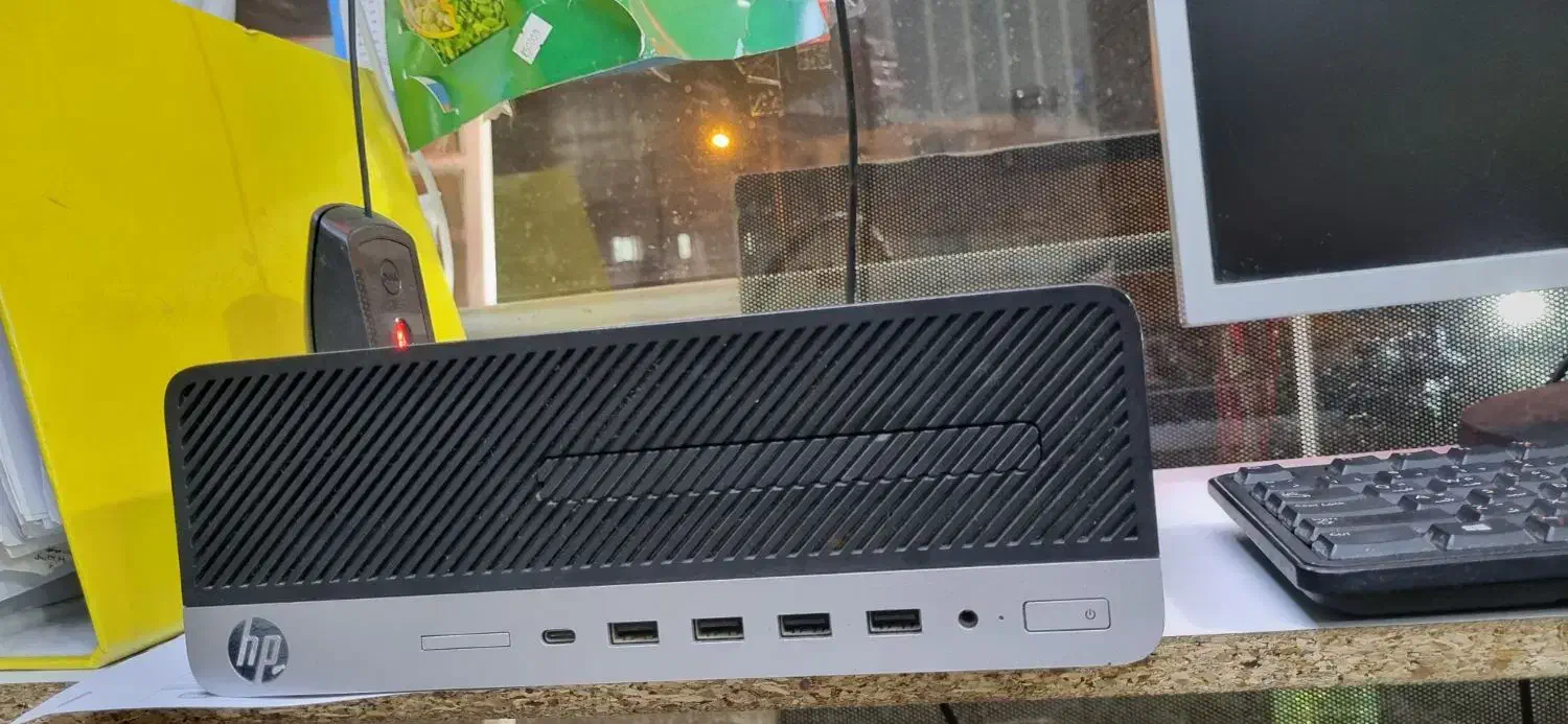 مینی کیس اچ پی و مانیتور و کیبورد dell|رایانه رومیزی|گنبد کاووس, |دیوار