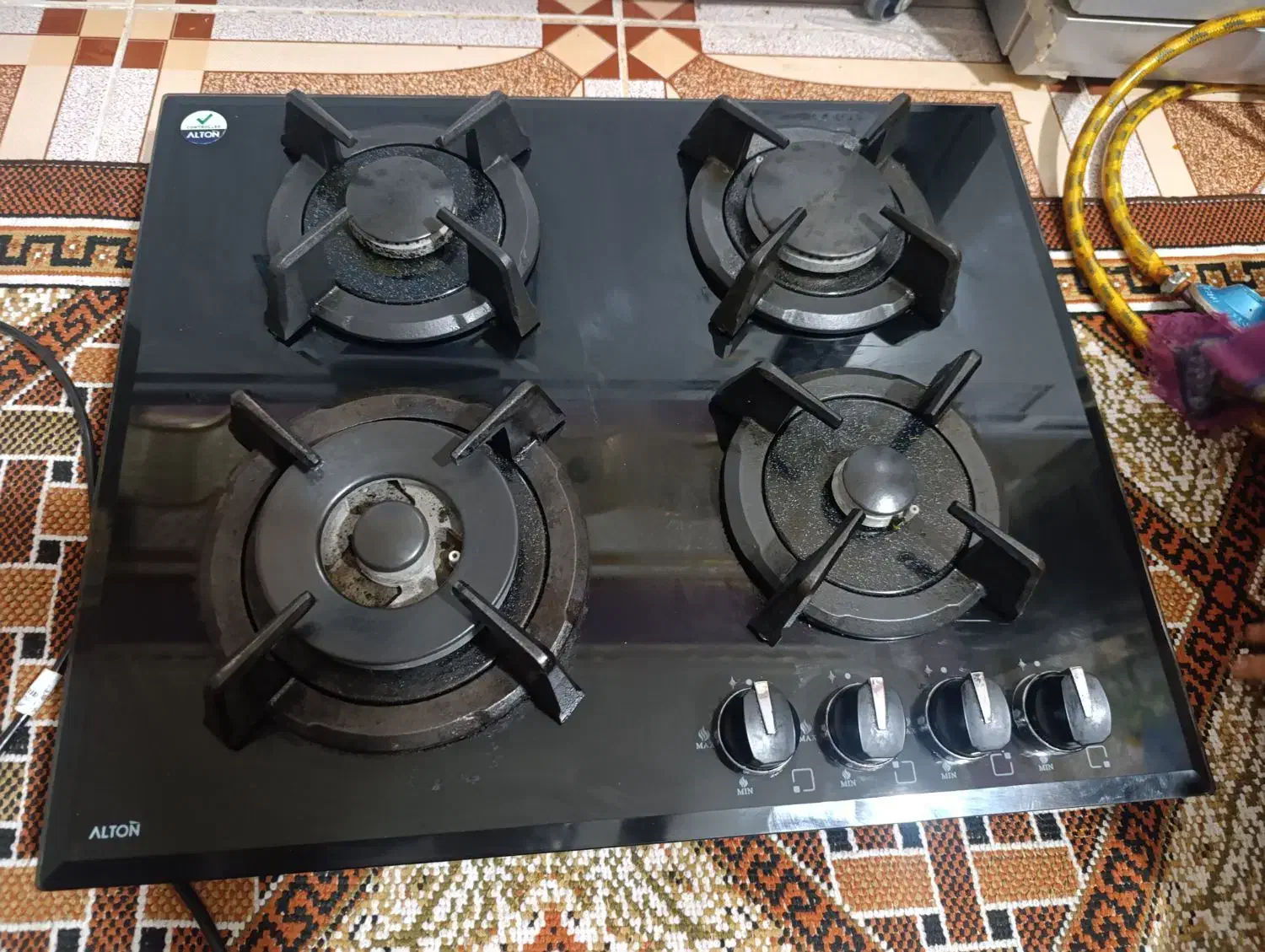 اجاق گاز صفحه ای ۴ شعله|اجاق گاز و لوازم برقی پخت‌وپز|نیک شهر, |دیوار