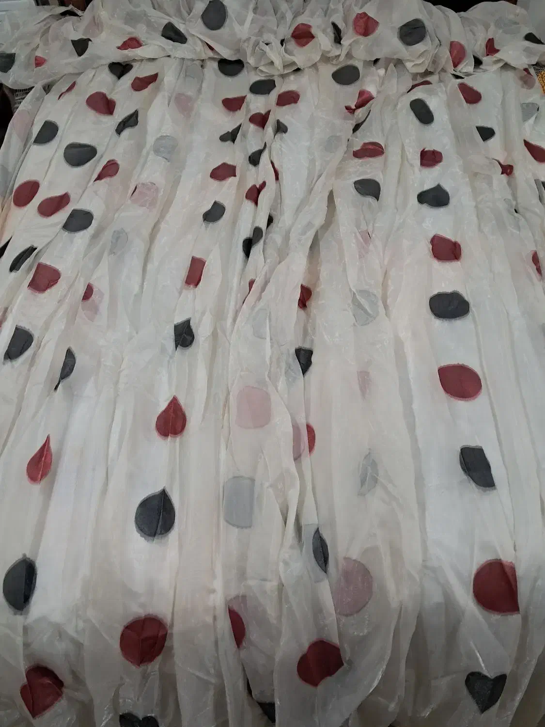 دوچرخه وپرده سالن وکتابخانه وپرده اتاق خواب|پرده، رانر، رومیزی|اهواز, شهرک نفت|دیوار