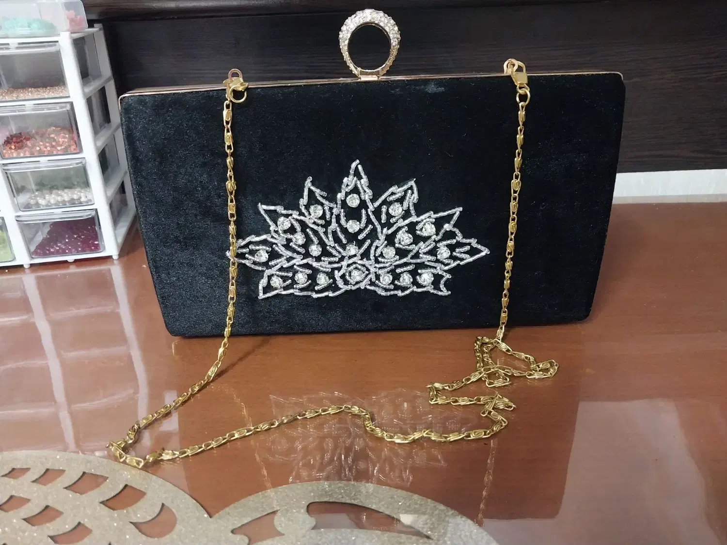 کیف جواهردوزی شده|کیف، کفش، کمربند|مهریز, |دیوار