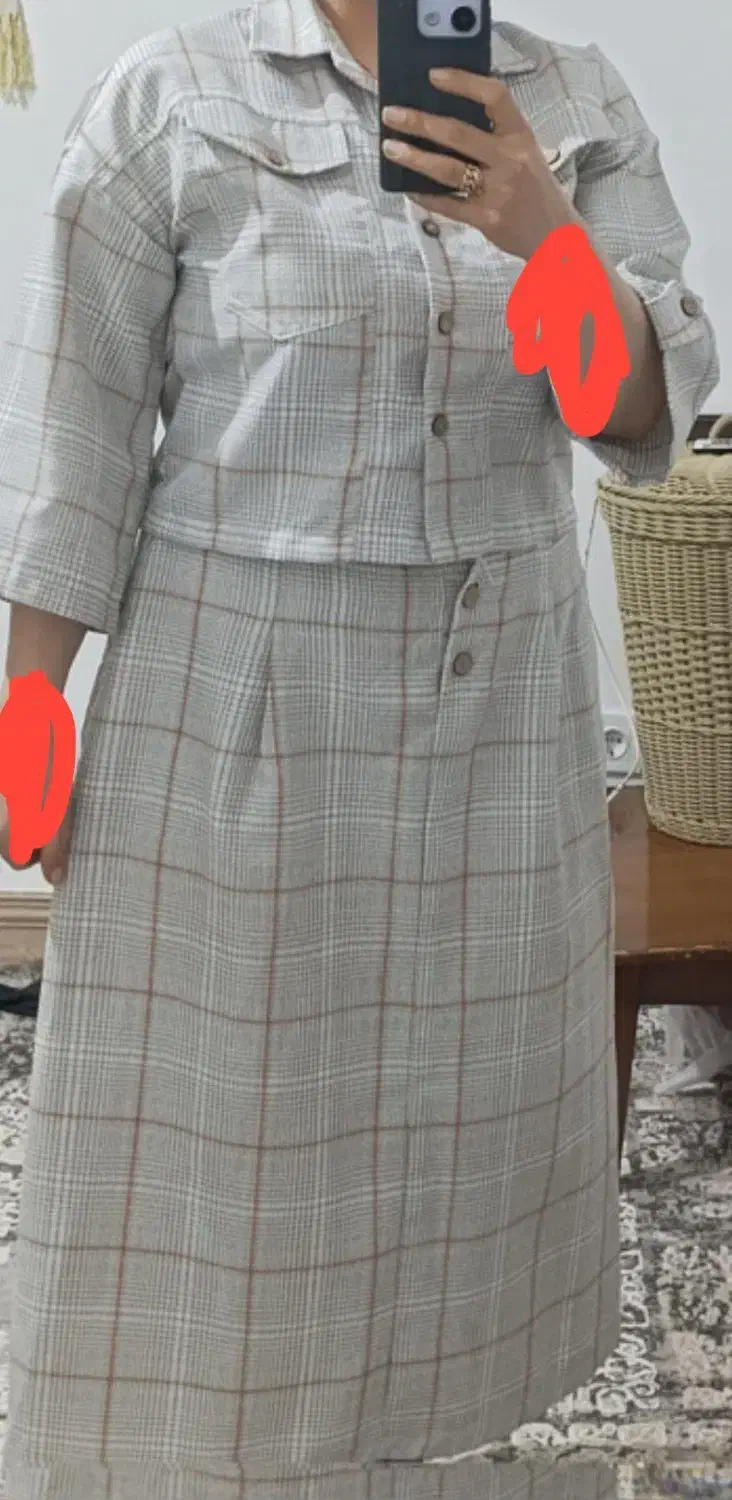 بلوز و دامن بهاره و پاییزه|لباس|بوئین زهرا, |دیوار