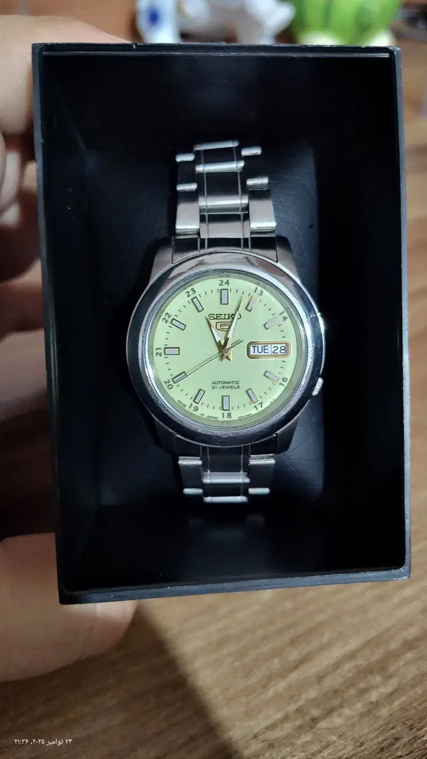 سیکو۵ صفحه تمام شب نما|ساعت|مشهد, عبادی|دیوار