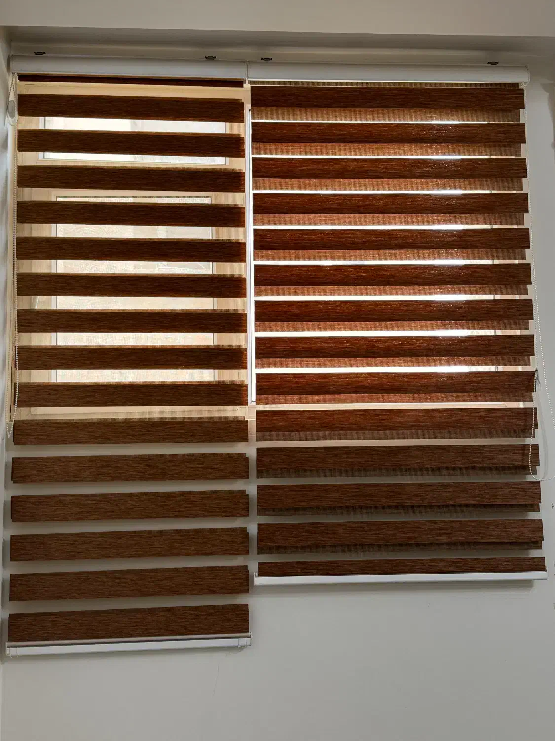 پرده زبرا قهوه‌ای|پرده، رانر، رومیزی|مشهد, چهارچشمه|دیوار