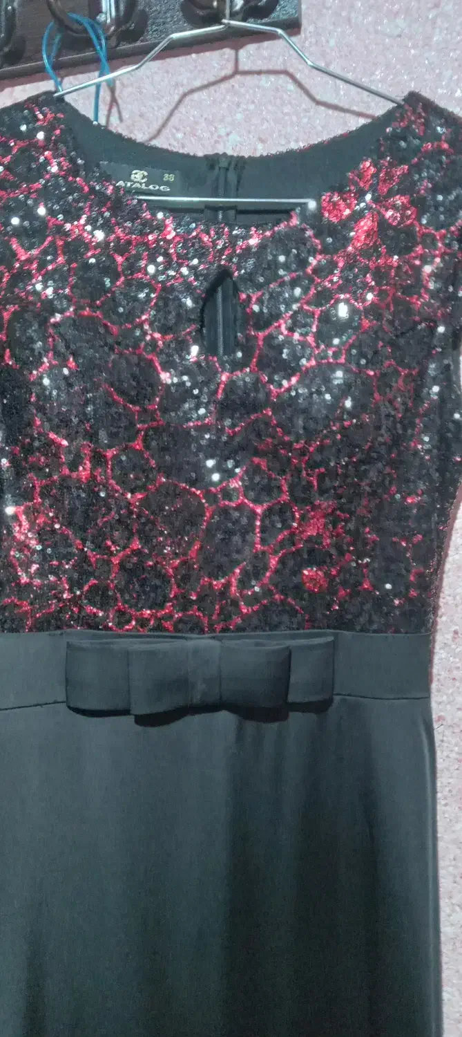 پیراهن مجلسی کاپ دوزی شده سایز۳۸و۴۰|لباس|ساری, |دیوار